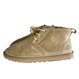 Women's UGG Neumel 1094269 Suede Lace-Up Flat Ankle Chukka Boot Size 9 Brown
